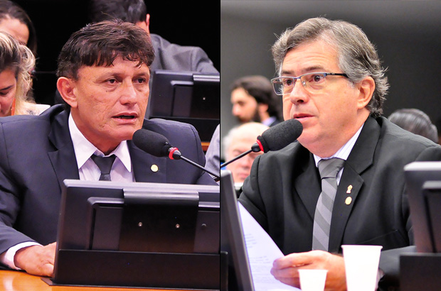 Deputados Delegado Éder Mauro (PA) e Joaquim Passarinho (PA)