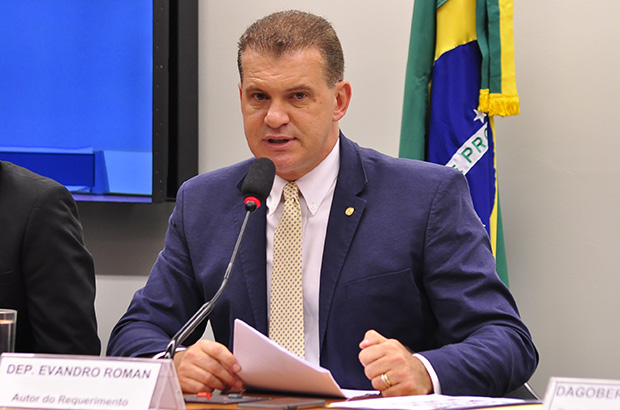 Deputado Evandro Roman (PR) - Foto: Cláudio Araújo
