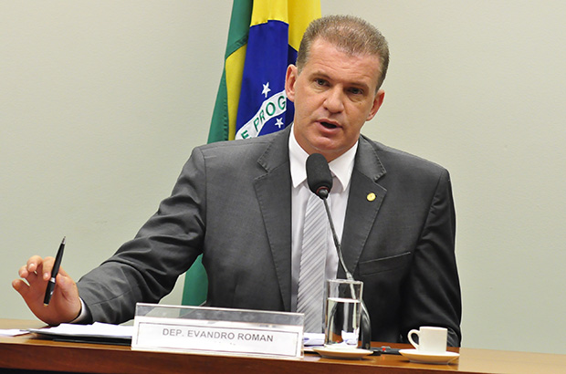 Deputado Evandro Roman (PR) - Foto: Cláudio Araújo