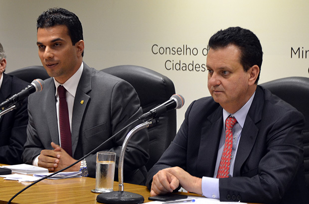 Deputado Irajá Abreu (TO) e o ministro das Cidades, Gilberto kassab