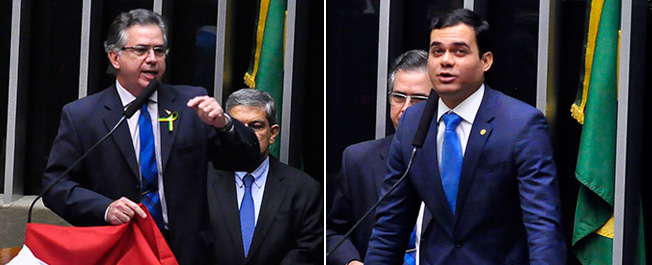 Deputados Joaquim Passarinho (PA) e Expedito Netto (RO) - Fotos: Cláudio Araújo