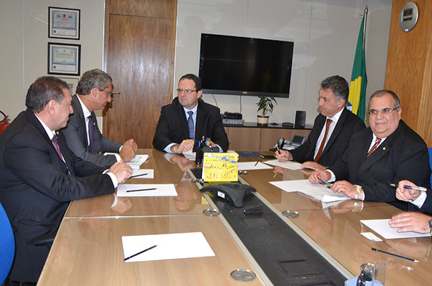 Deputados do PSD se reúnem com o ministro da fazenda, Nelson Barbosa - Foto: Heleno Rezende